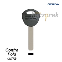 Gerda 047 - klucz surowy - do zabezpieczeń rowerowych nr 2 - Contra / Fold / Ultra